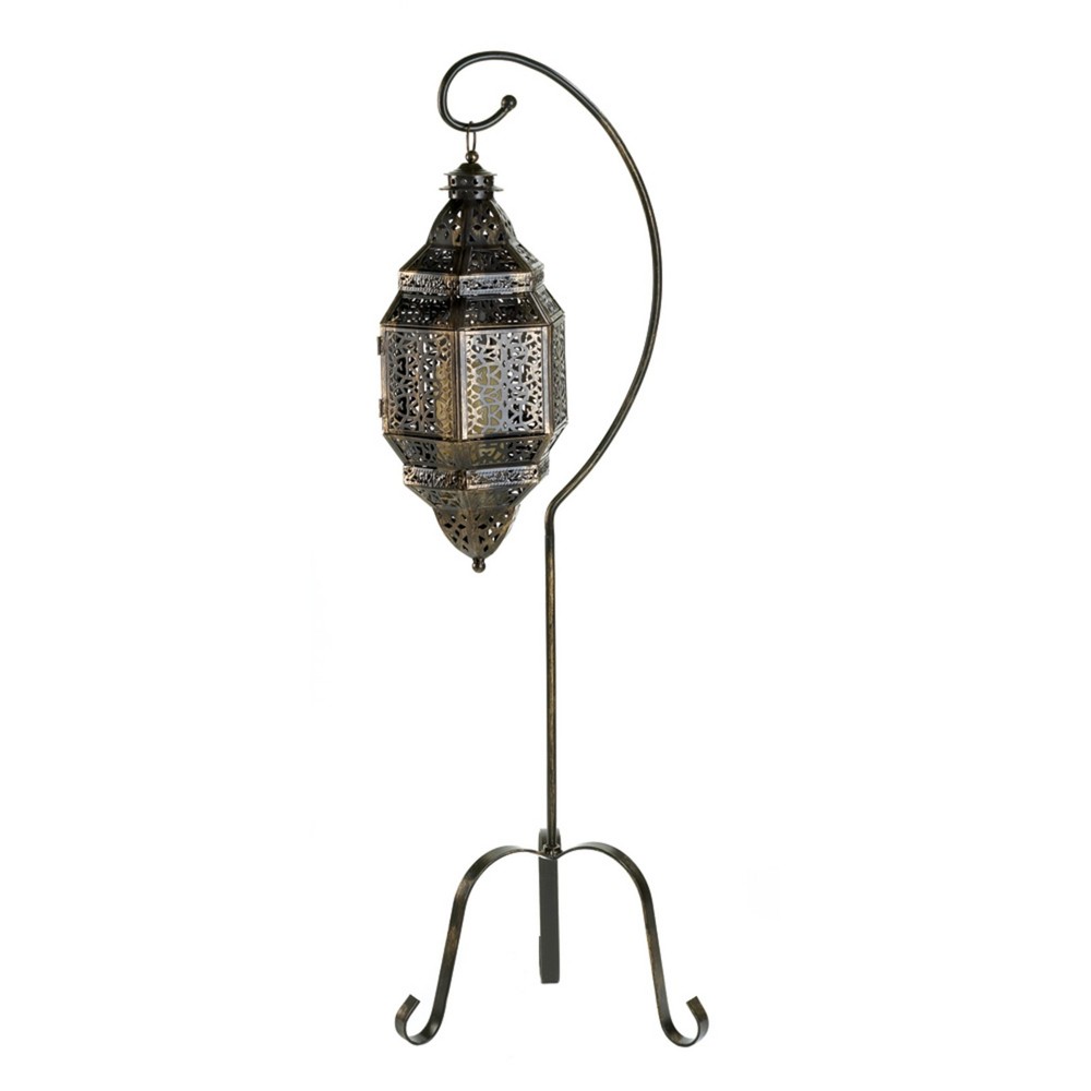 Moroccan Candle Holder Lantern with Stand