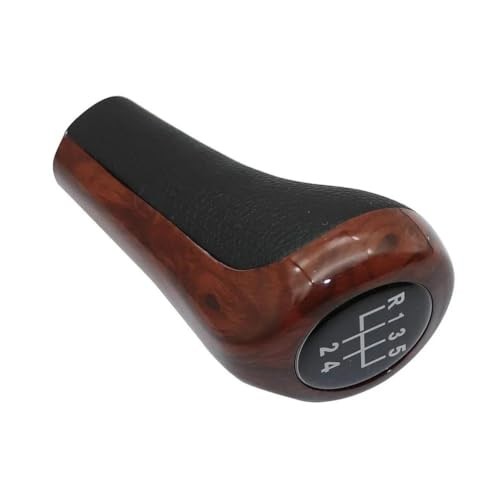 5/6 Speed Gear Shift Knob Wood Grain Leather for b-mw E30 E36 E46 E39 5 Speed