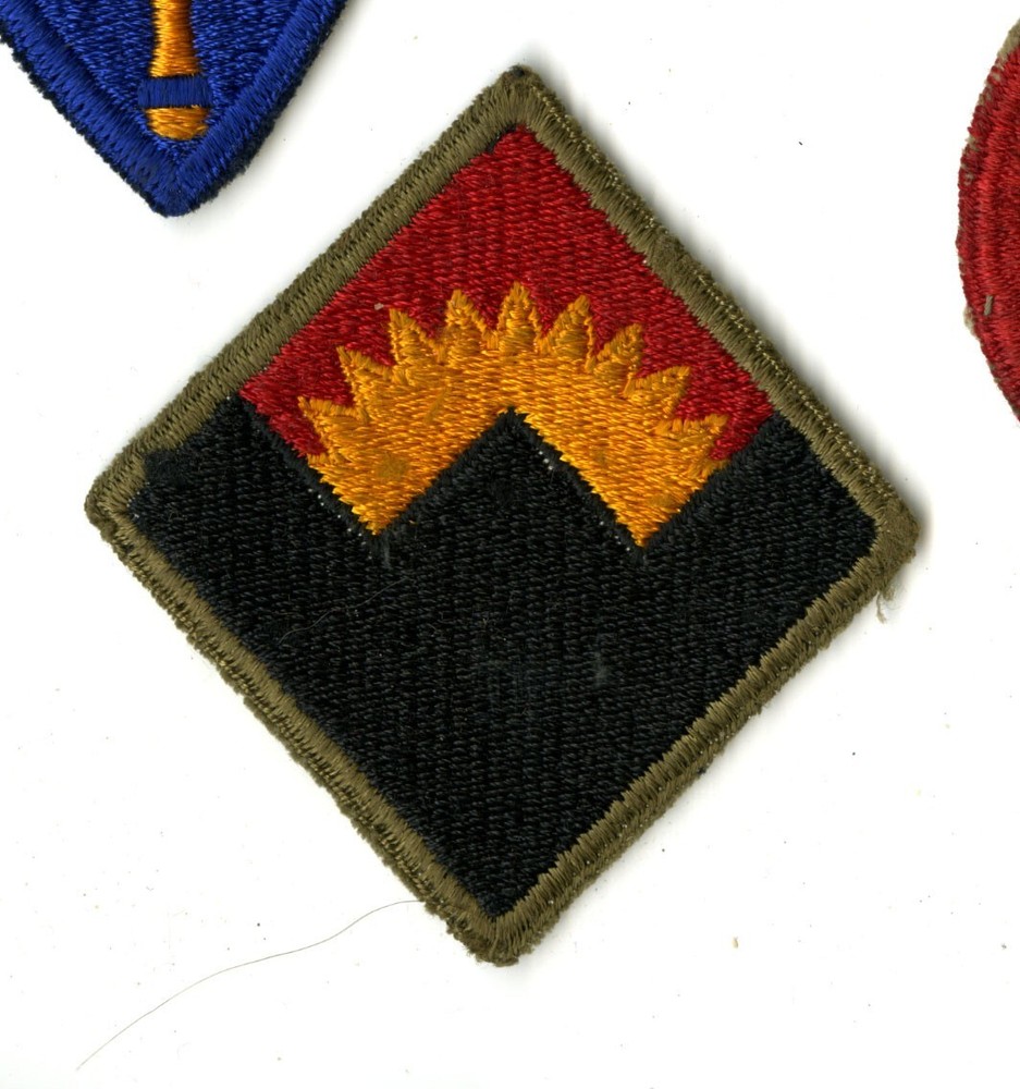 Western Defense Command White Back Patch WWII Original Pacific