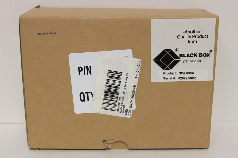 BLACK BOX SWL036A ABC SWITCH 2-1 RJ11 NEW
