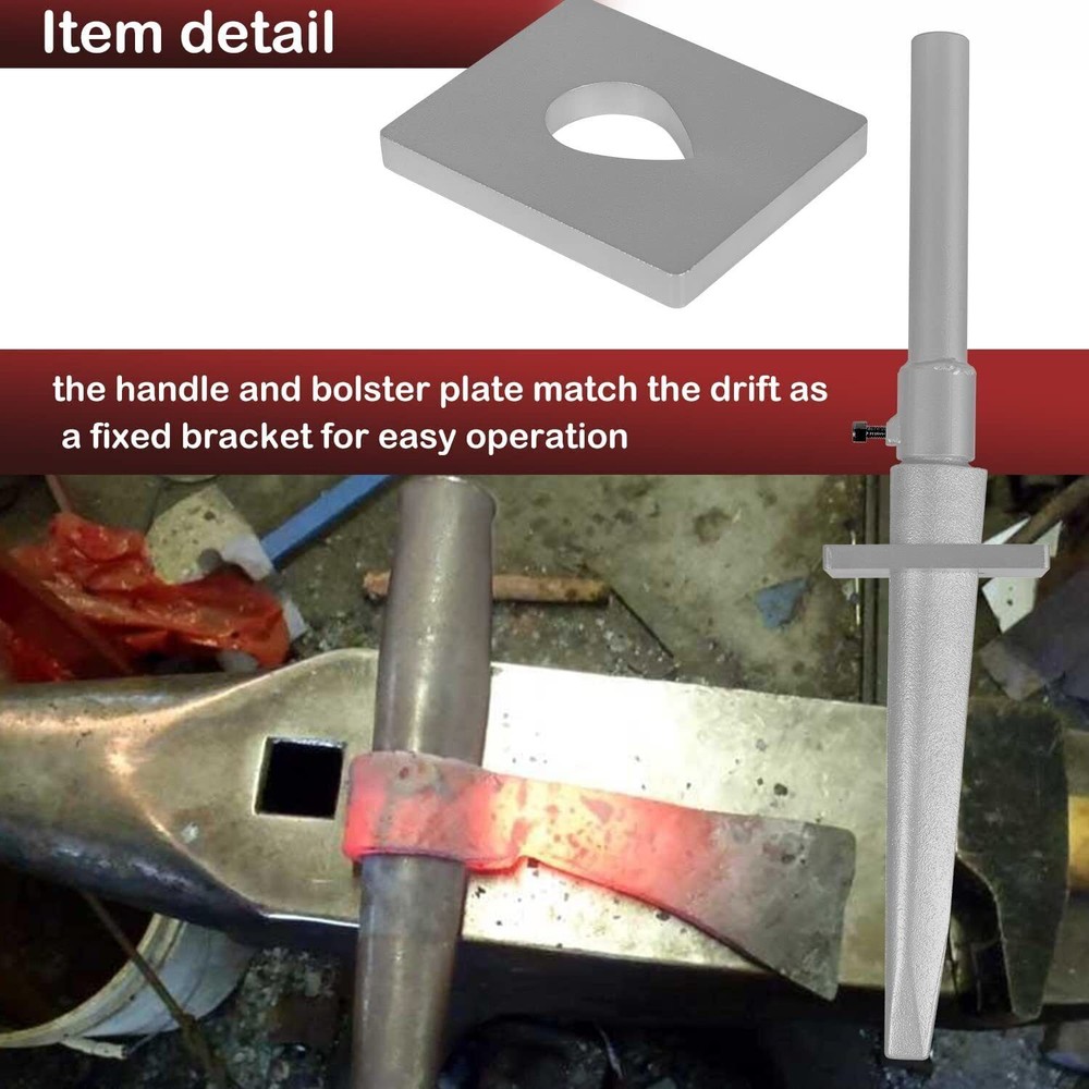 Blacksmith Drift Tool Blacksmithing Tomahawk Eye Drift / Mandrel Blacksmith Tool