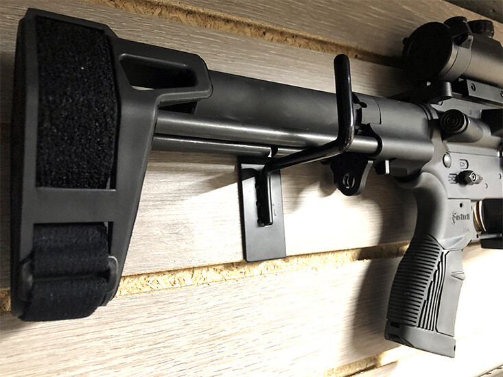 150 Pack Pegboard  / Slatwall Hooks - Gun Rack Wall Mount  Rifle Firearm Display