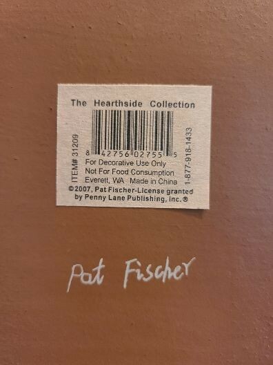 Hearthside Collection-"Harvest Blessings", plate with stand, Pre-owned, MINT