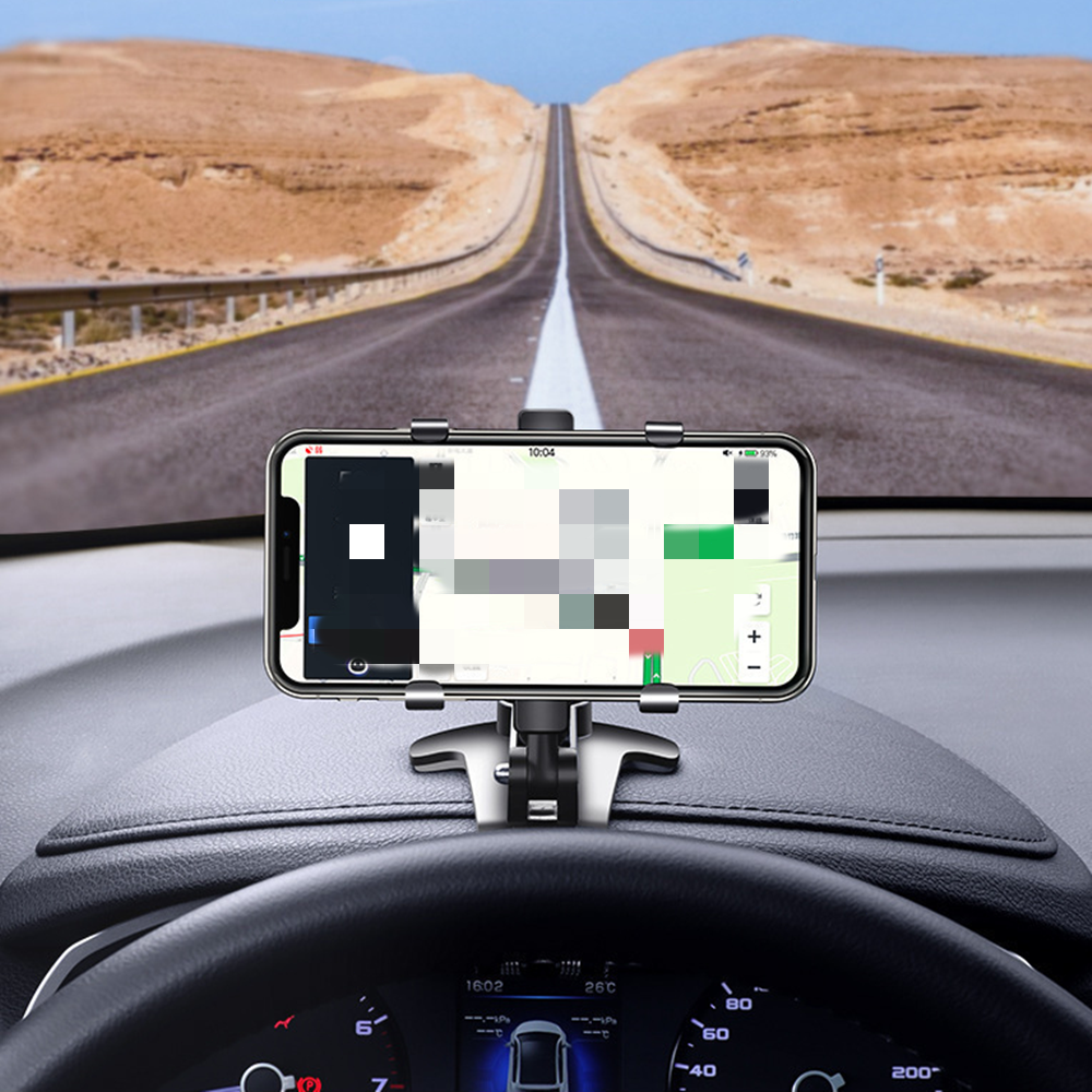 Multifunctional Car Dashboard Mobile Phone Holder 360° Rotatable Phone Holder