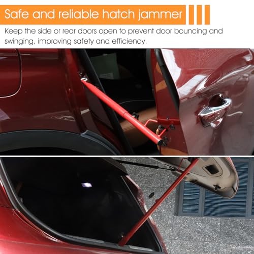 Hatch Jammer Holder Support Rod 17100 Replacement,Retractable Car Door Jammer