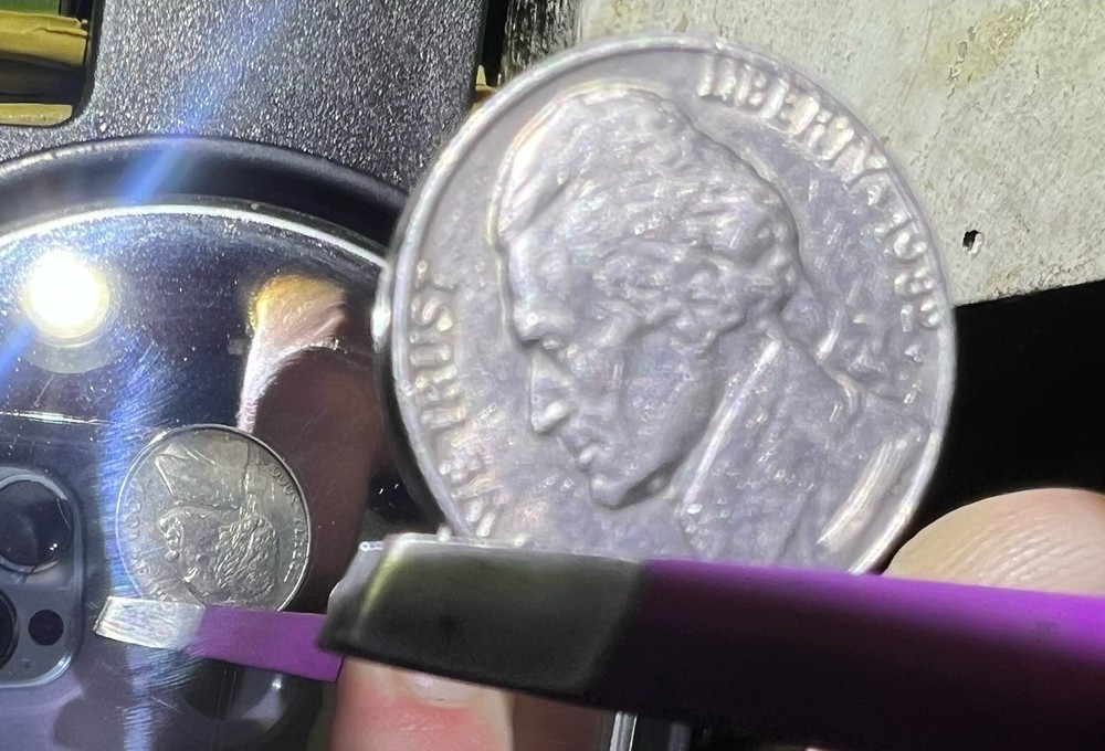 2 Sided Double Headed  Nickel Front &Back both Heads 2 Different Years 2000/1982