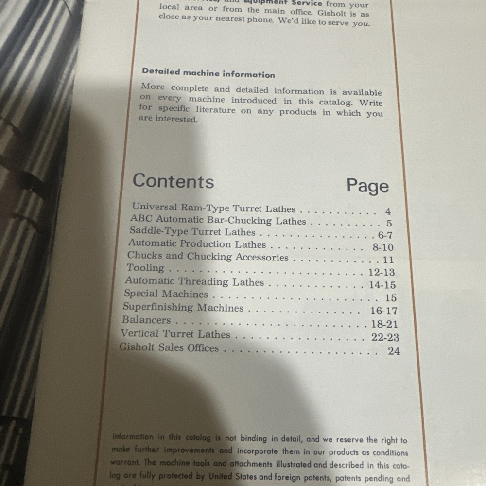 Gisholt General Catalog