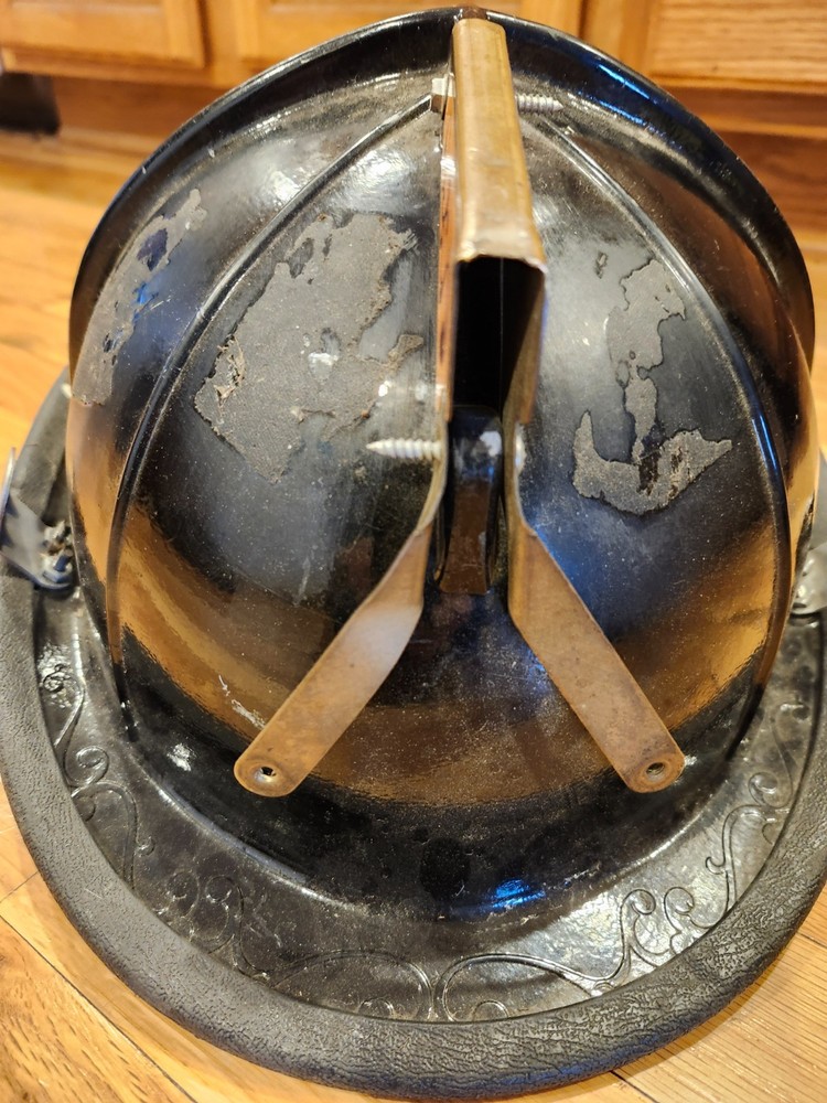 Black Fire Fighter Helmet, Bullard Firedome CX
