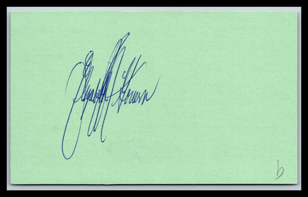 Liz McGovern - Actress - 3x5 Card - Signed / Autograph (b)