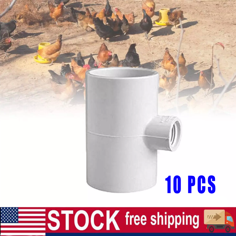 （10pcs） three-way Connector For Chicken Waterer Fully Automatic
