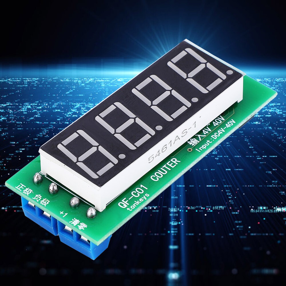 Counter Module High Quality 4 Digit Digital With Memory Function QF C04 DC4-40V