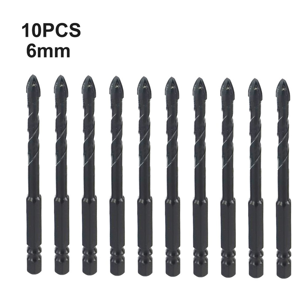Tile Drill Bit 6mm Sharpened For Tile Brick Glass Kit Marble Mirrors Set Tools