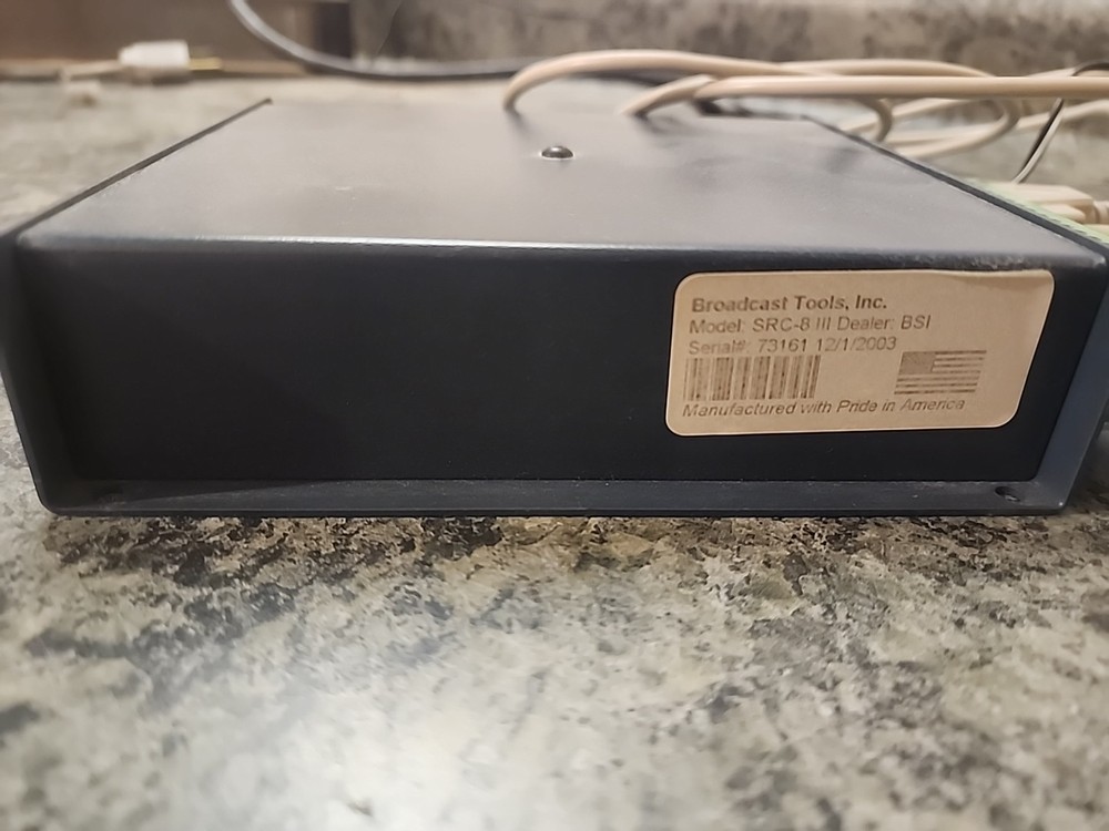 Broadcast Tools SRC 8 III Serial Remote Control Broadcast Automation Relay Box