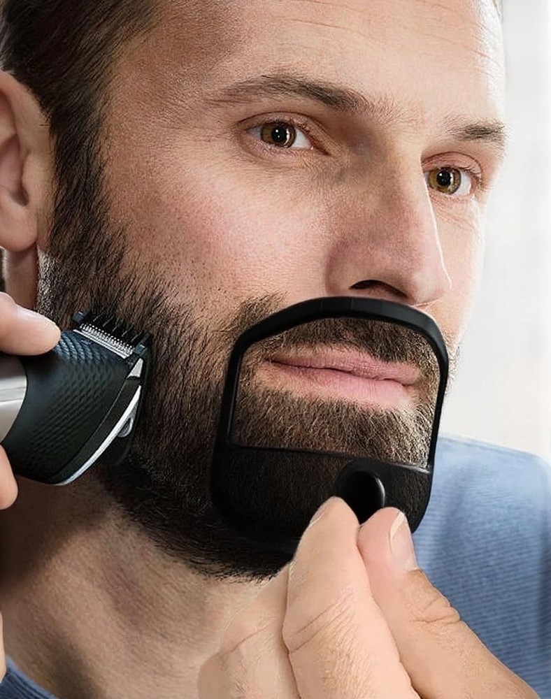 5 PCS Beard Shaper Set for Men - Goatee Shaper, Beard Lineup Tool