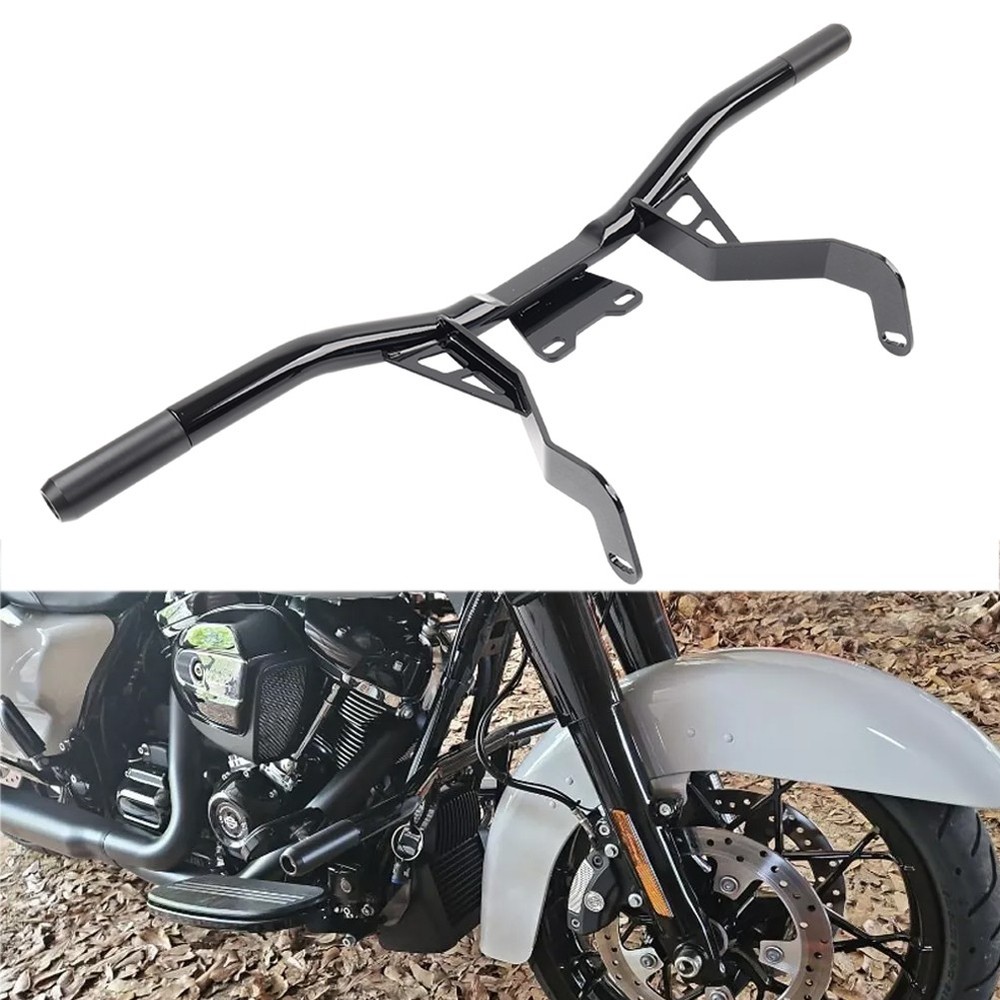 Front Engine Guard Crash Bars For Harley Touring Road Street Gilde 2014-2024