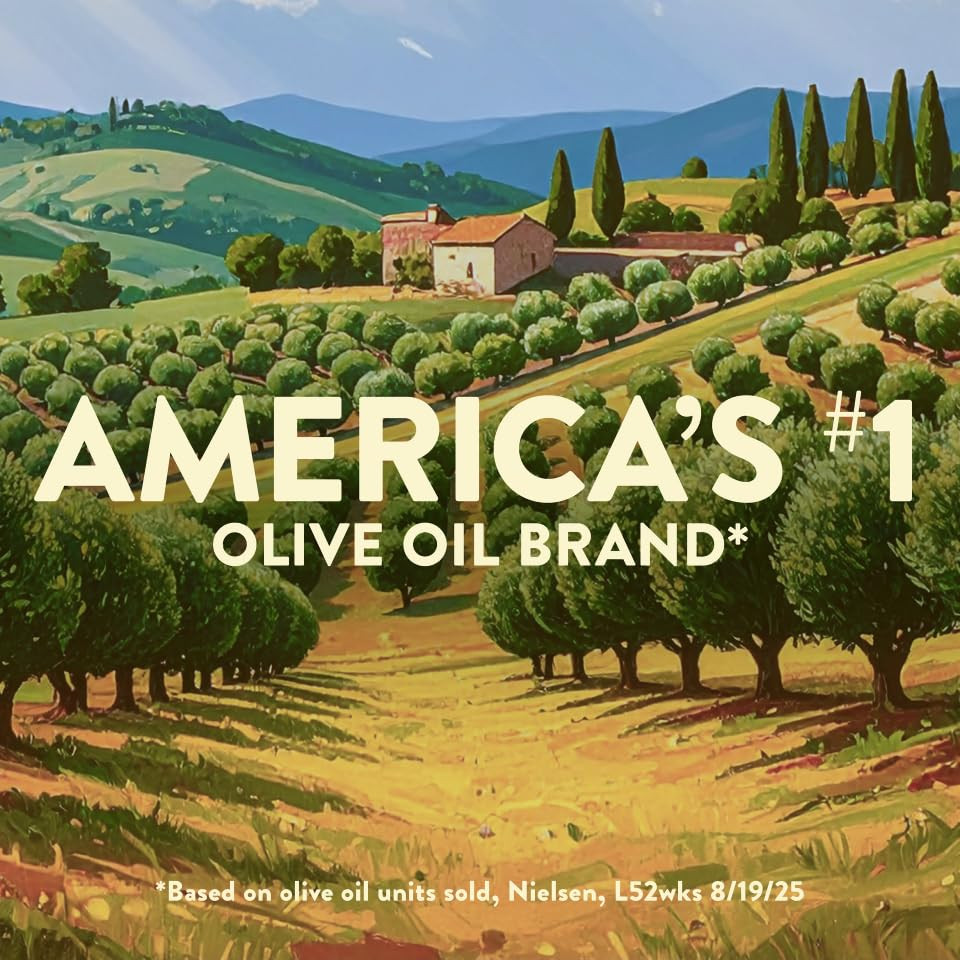Pompeian Smooth Extra Virgin Olive Oil, Contains Polyphenols, First Cold Pressed