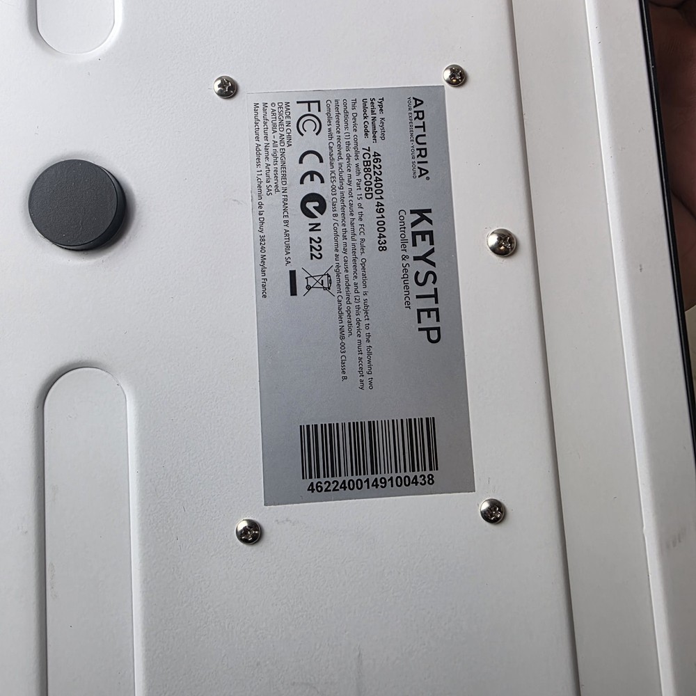 Arturia Keystep Controller and Sequencer - NO POWER SUPPLY