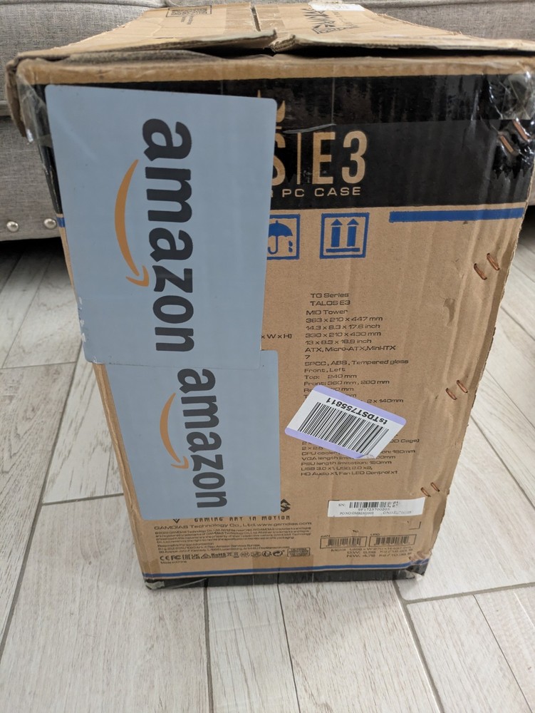 Gamdias Talos E3 Black Tower Computer Case