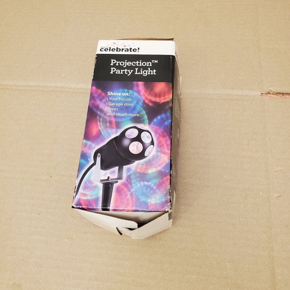 Projection Party Light, Multicolor, Projects Up To 20 FT/ 6 M