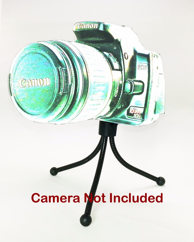 UNIVERSAL COMPATIBLE MINI FLEXIBLE METAL TRIPOD MOUNT WITH ACCESSORIES