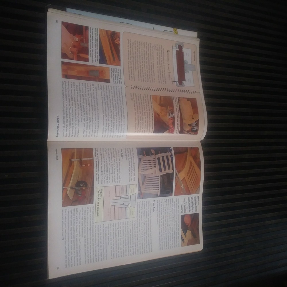 Popular Woodworking Magazine March 1992 # 65 Pull Out Wood Working Patterns