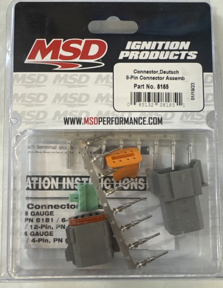 MSD Ignition 8185 8-Pin Connector Assembly