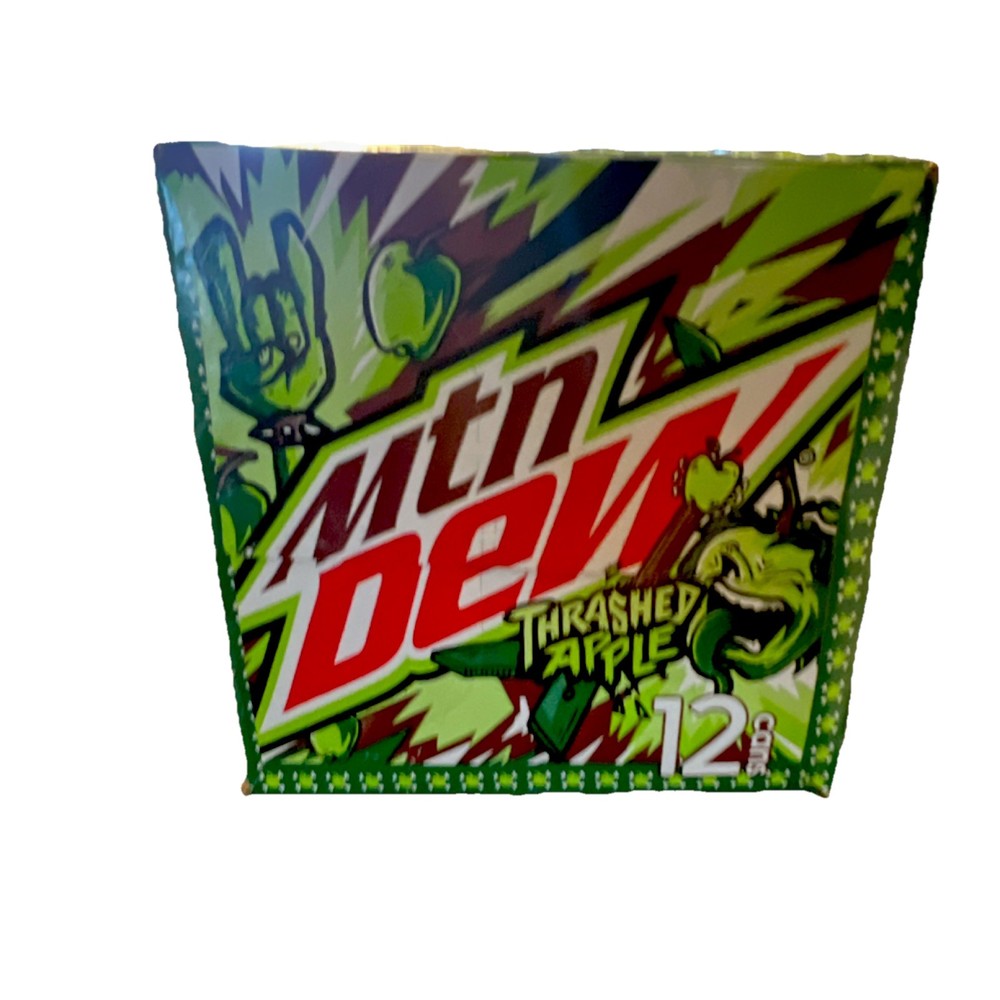 Mountain Dew Thrashed Apple Apple Soda 12 Pack (12-12 fl oz Cans)