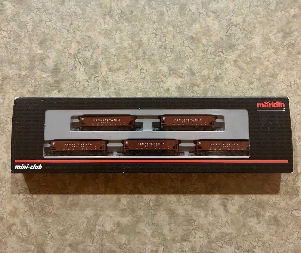 Marklin 82591 Z Scale Penn 5 Coal Car Set