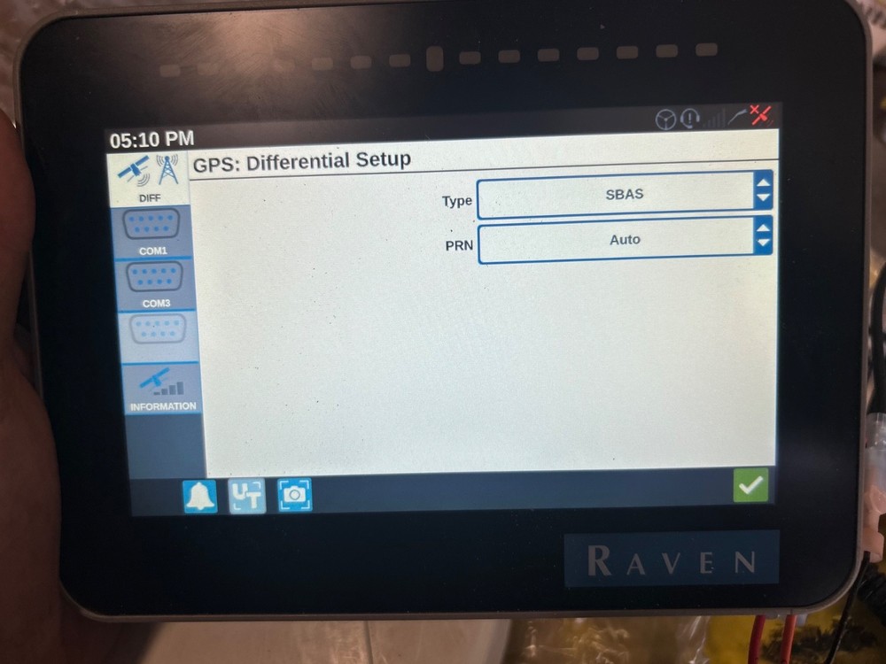 Raven 600S GPS with cable