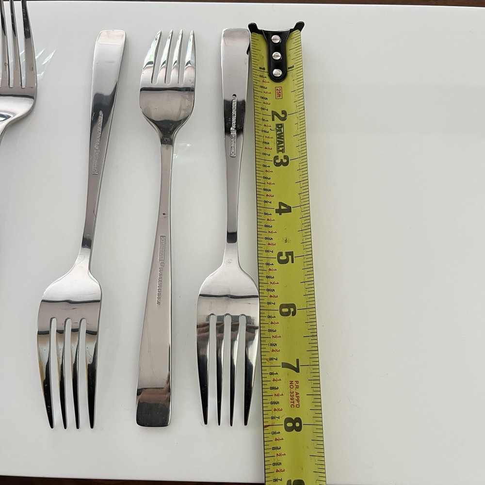 Cambridge Flatware Cali Stainless Dinner Forks Lot of 4