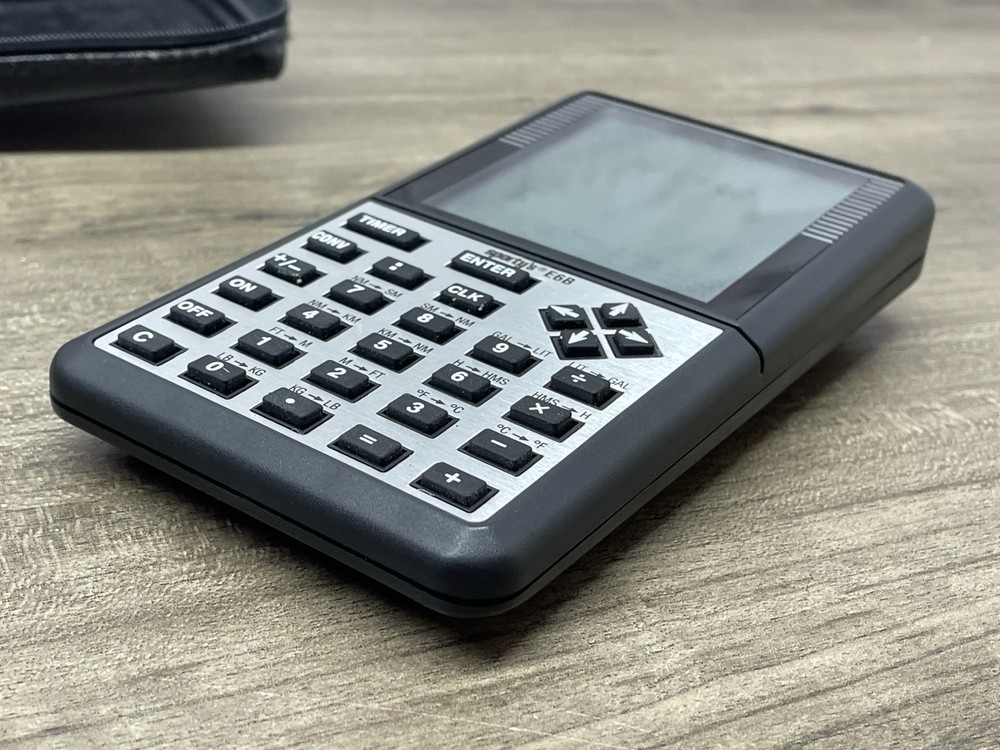 Sportys E6B Electronic Flight Computer w Case & Manual Tested WORKS *READ