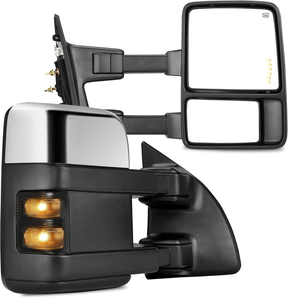 Chrome Towing Mirrors Ford Super Duty 1999-2007