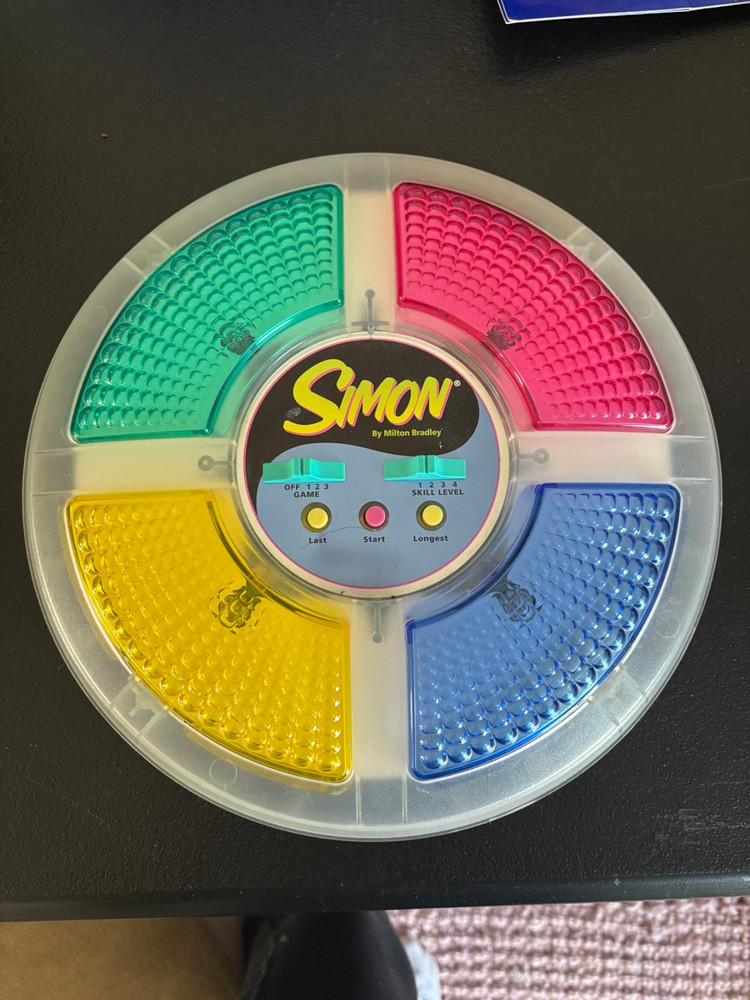 Simon Electronic Game - Clear by Milton Bradley