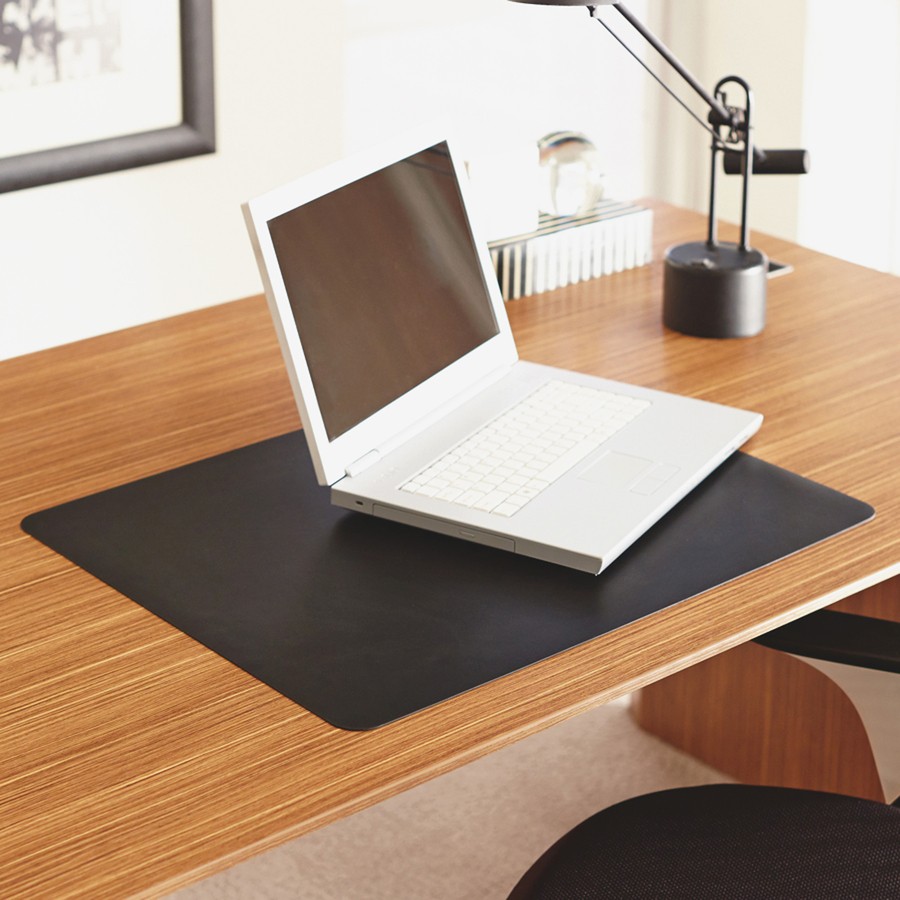 Lorell Bio-based Black Desk Pad - 30" Width X 20" Depth - Black (llr-39654)