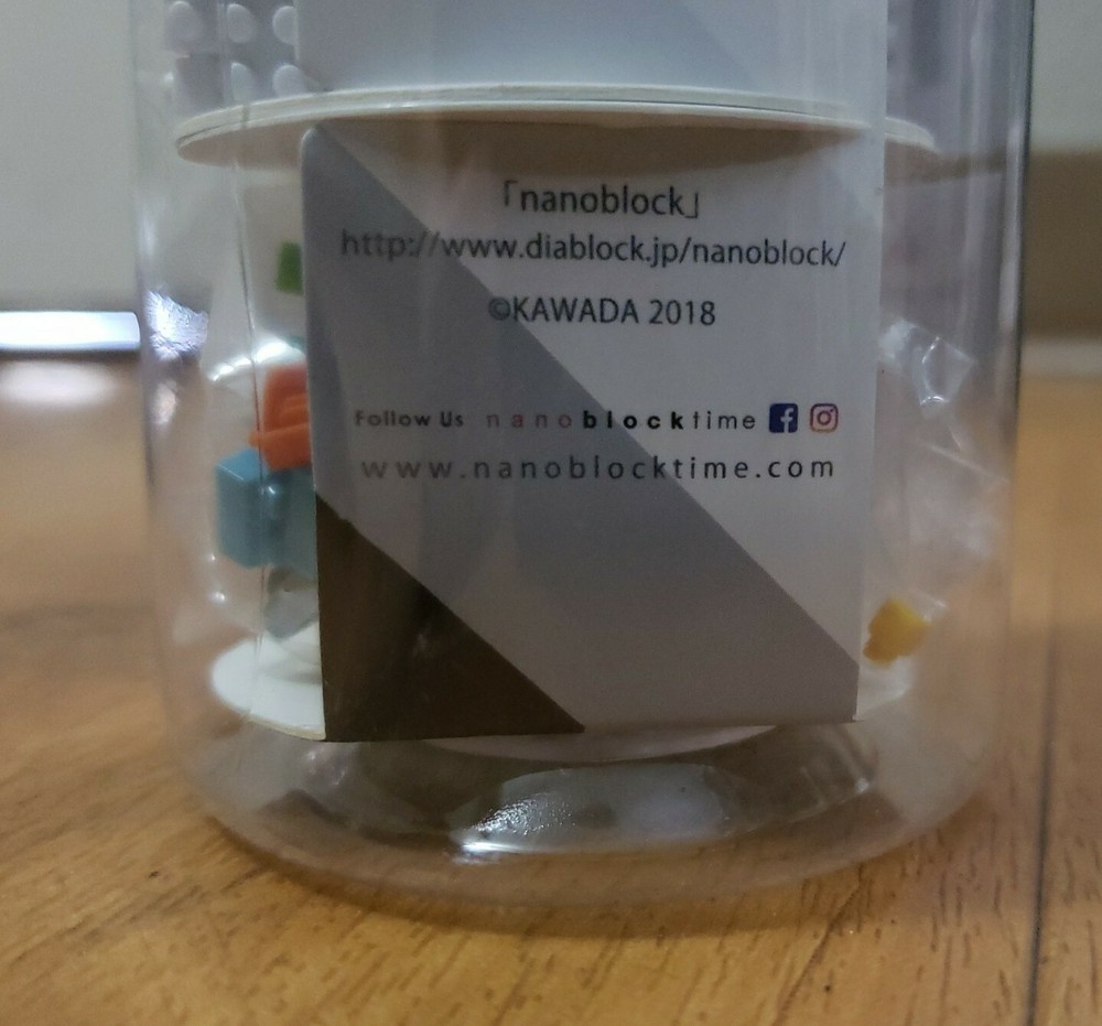 Nanoblock Watch Round Blue/White/Gray NEW