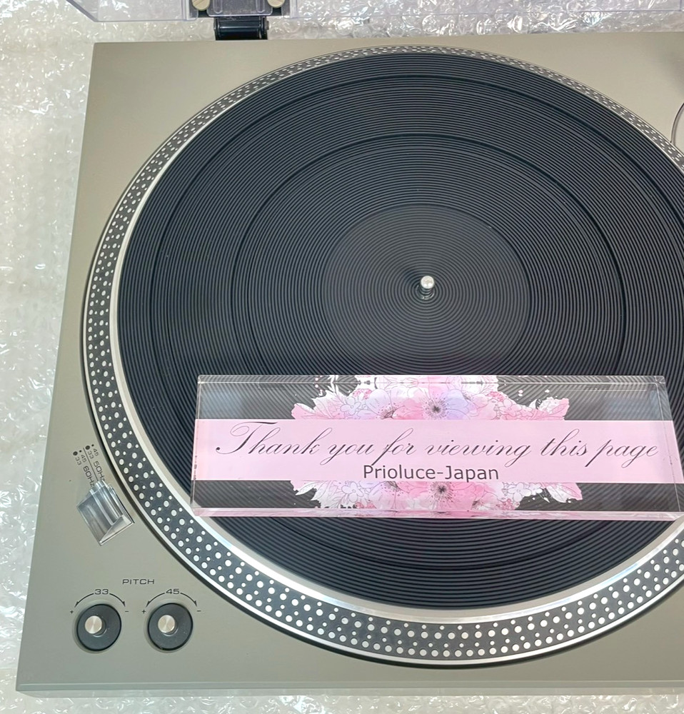 Technics SL-1500 Direct Drive Turntable Silver Vintage Tested