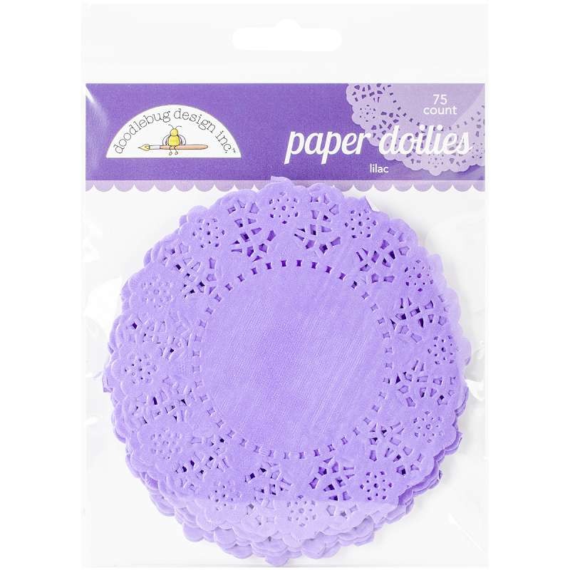 Doodlebug Doilies 4.5" 75/Pkg Lilac