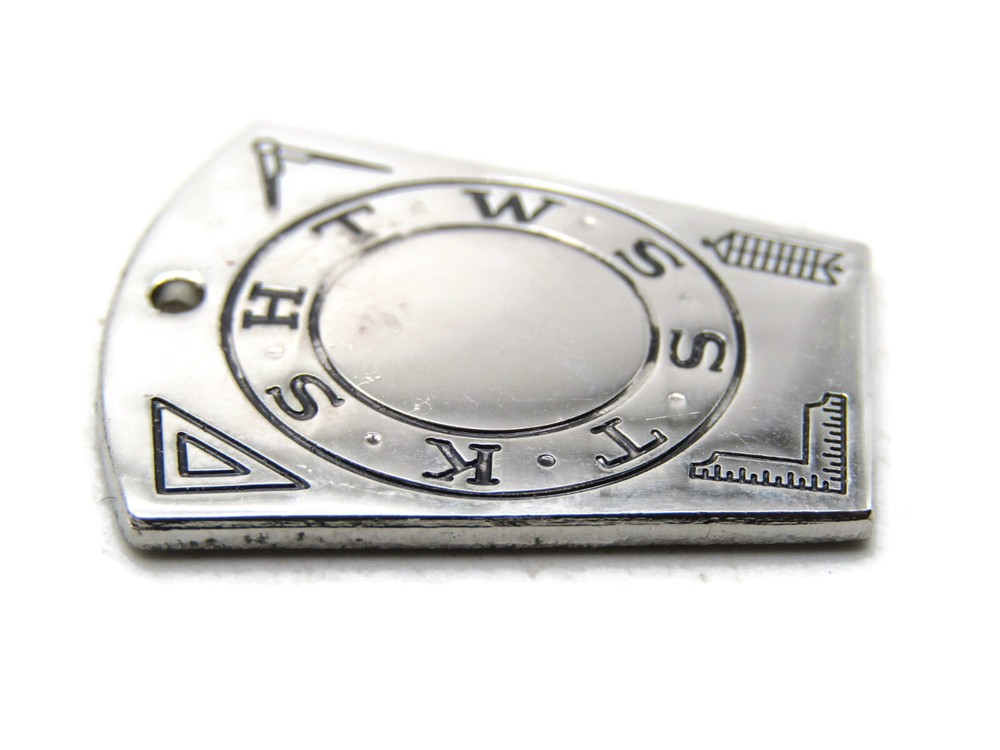 S.H.T. W.S.S.T.K. Charm Silver Tone