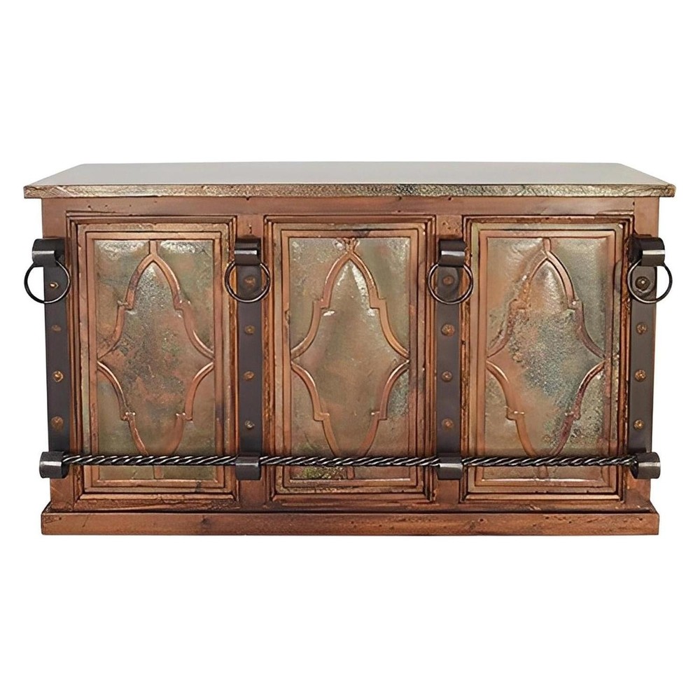 THE BLACKSMITHS BAR | VERDI-GRIS COPPER INSERTS & FORGED IRON