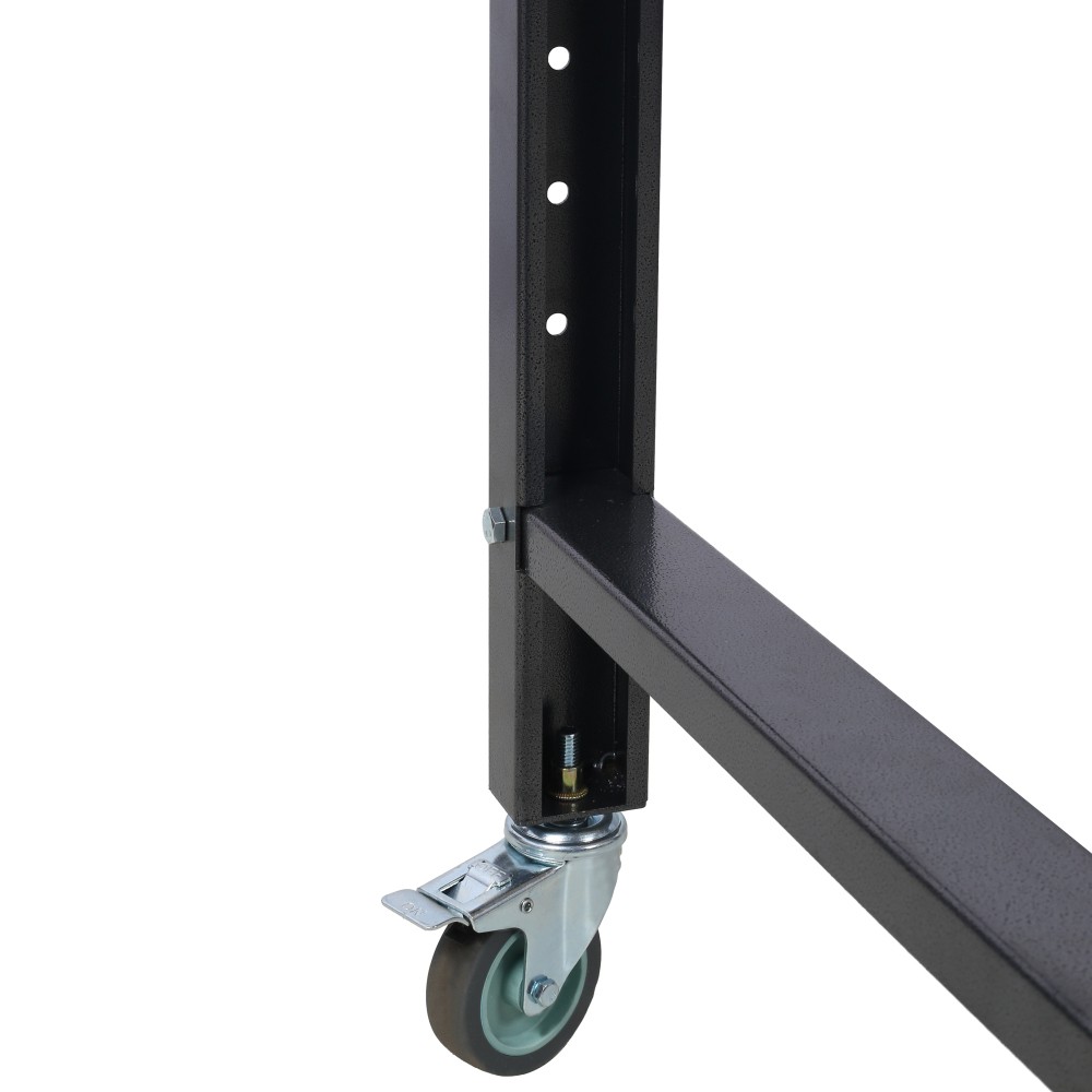 Heavy Duty Rolling Workbench, Locking Wheels Adjustable Height 60" Garage