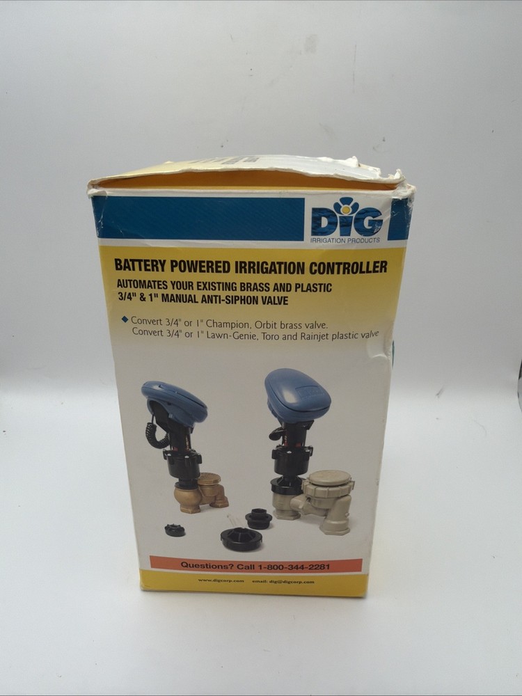DIG 2006-I Battery Powered Digital Irrigation Controller - With Valve Actuator