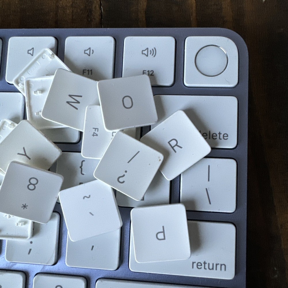 Replacement Keys For Apple Wireless Keyboard A2449 Individual Key & Hinge Spring