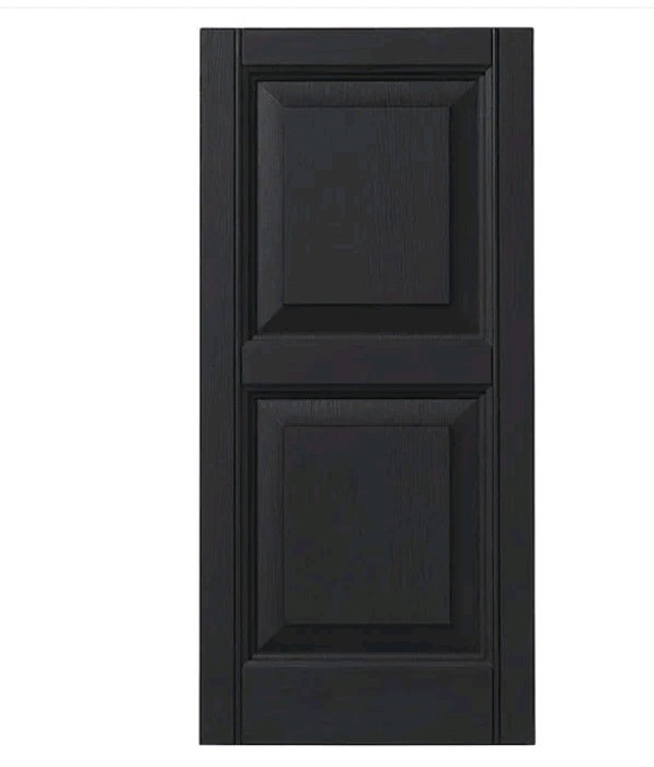 4 Ply Gem 15 in. x 35 in. Raised Panel Polypropylene Shutters