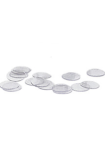 Clear Clear Plastic Discs - 20 Pack By Spancraft Glass