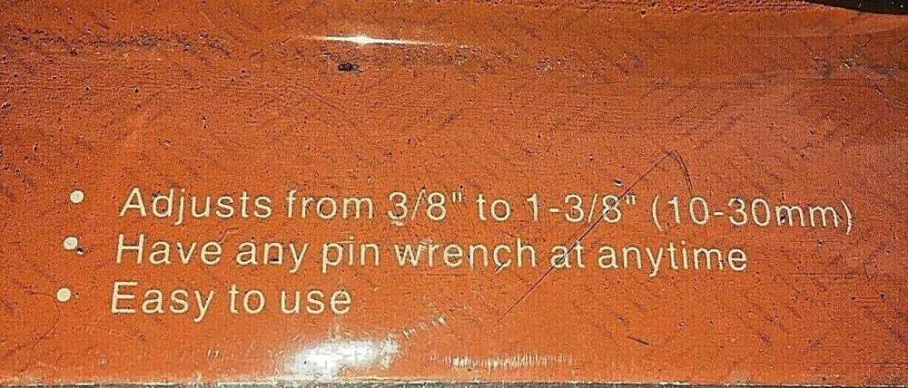 Valley Adjustable Pin Wrench WRAP-08