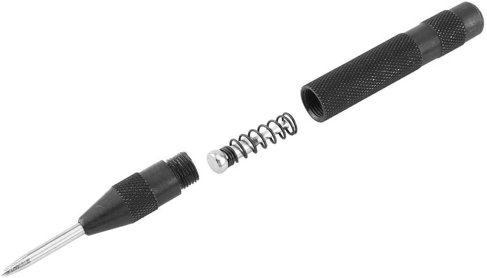 2 Super Strong Automatic Centre Punch Adjustable Spring Loaded Metal Drill Tool