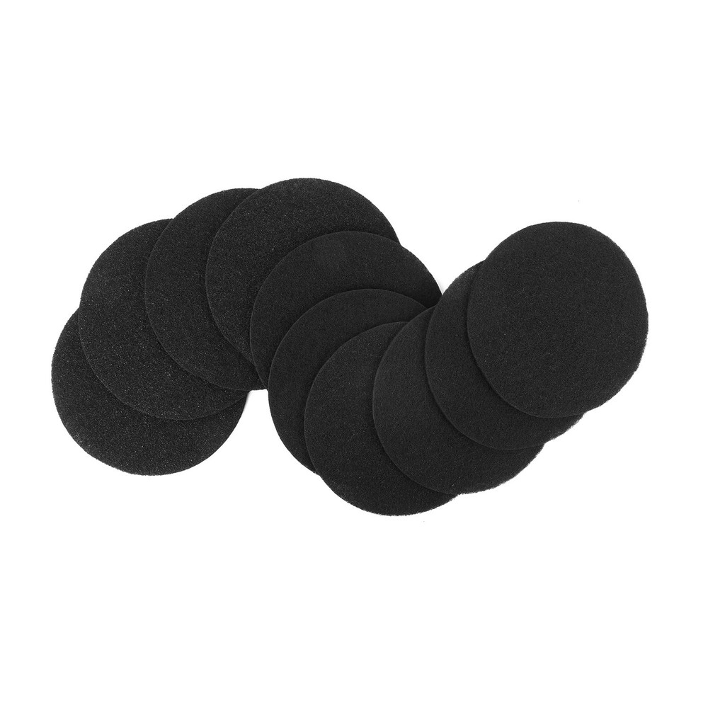 Charcoal Filter Replacements Kitchen Compost Bin Round 6.7inch 1cm Thick 10 Pcs