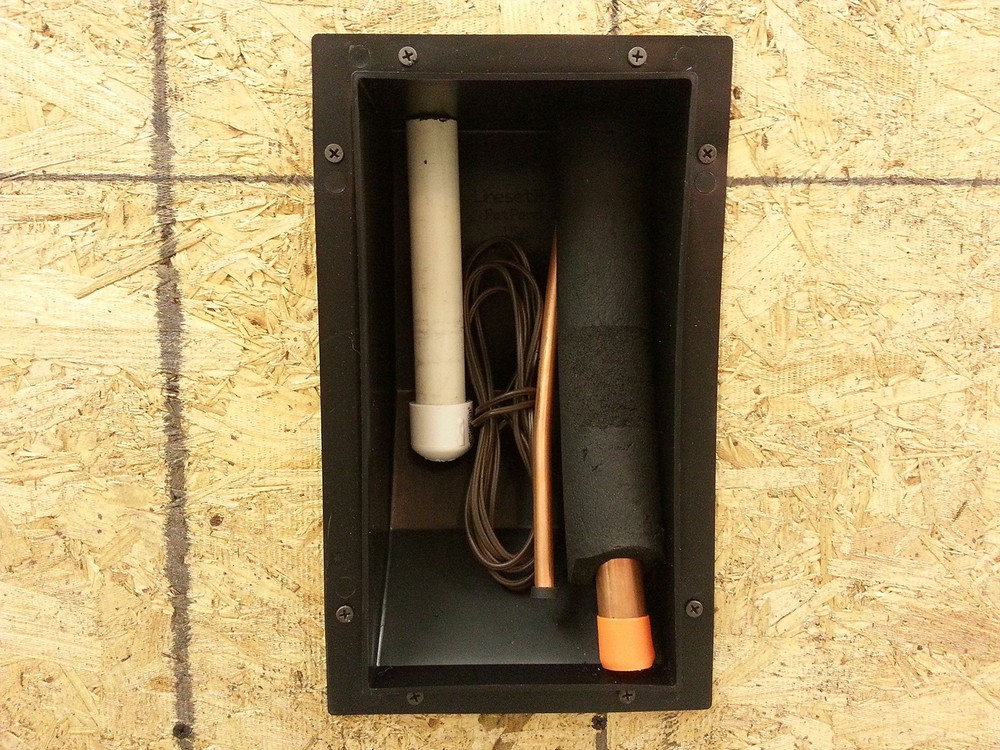 Black Line Set Rough In Box HVAC Condensation Drain Low Voltage Wire Terminal