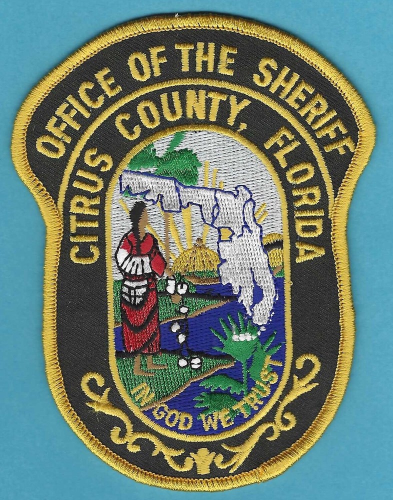 CITRUS COUNTY FLORIDA SHERIFF  SHOULDER PATCH