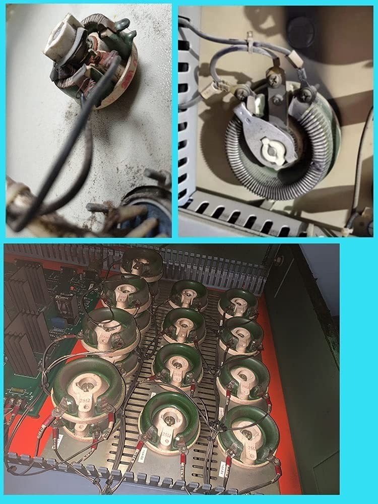 Fielect 200W 100R Ohm Ceramic Wire Wound Potentiometer Linear